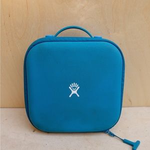 Hydro Flask Blue Two Tone Hard Shell Zip Up Lunch Box Lunch Bag Kids Adults
